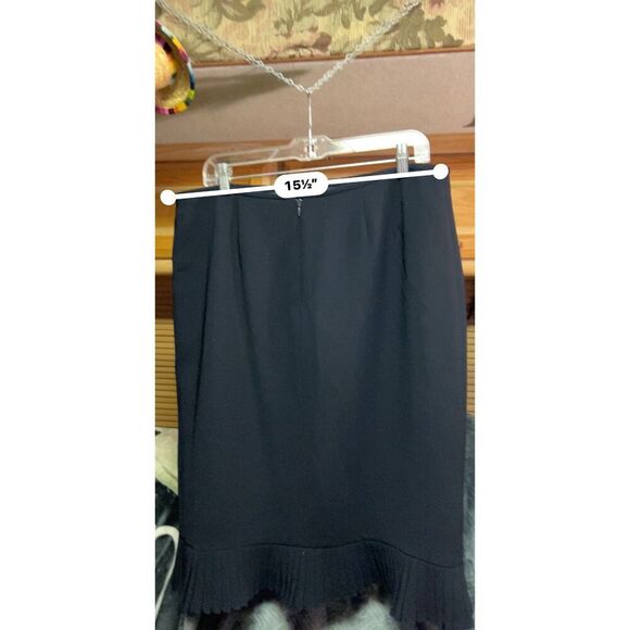 Le Suit Black Pencil Skirt Size 16 - Picture 6 of 6